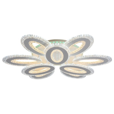 Потолочная светодиодная люстра Profit Light 8080/6+3 WHT  фото, kupilegko.ru
