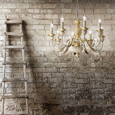 Подвесная люстра Ideal Lux Firenze Sp8 Bianco Antico 012872  фото, kupilegko.ru