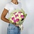 Букет из белых и розовых роз Россия 21 шт. (40 см)  фото, kupilegko.ru