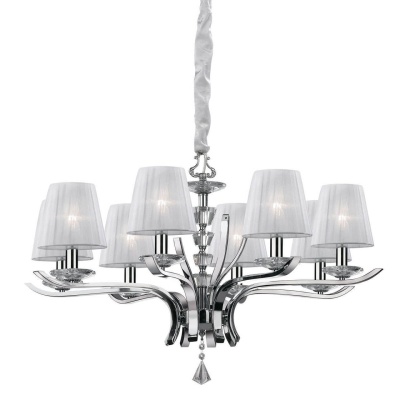 Подвесная люстра Ideal Lux Pegaso SP8 Bianco 059242  фото, kupilegko.ru