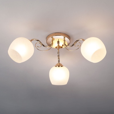 Потолочный светильник Eurosvet 30138/3 золото  фото, kupilegko.ru