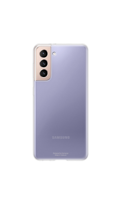 Чехол-крышка Samsung EF-QG991TTEGRU для Galaxy S21, термополиуретан, прозрачный  фото, kupilegko.ru