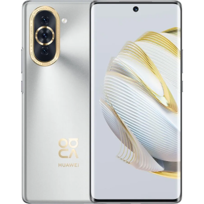 Смартфон, мобильный телефон HUAWEI nova 10 128GB Мерцающий серебристый RU  фото, kupilegko.ru