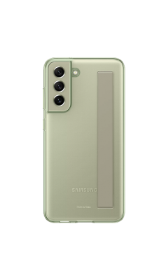 Чехол-крышка Samsung EF-XG990CMEGRU для Galaxy S21 FE с ремешком, оливковый  фото, kupilegko.ru