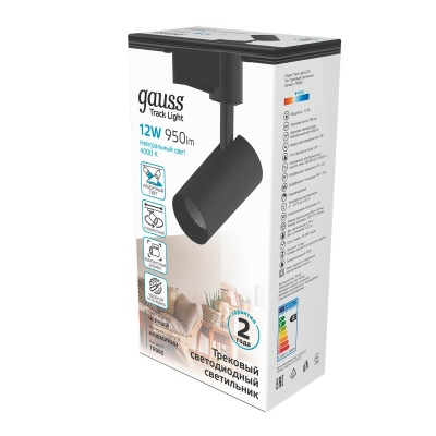 Трековый светодиодный светильник Gauss Track Light Led TR065  фото, kupilegko.ru