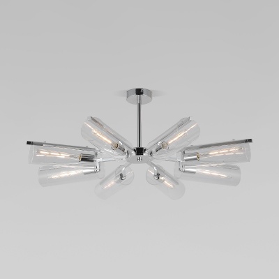 Потолочная люстра Eurosvet Trompeta 70144/8 хром  фото, kupilegko.ru