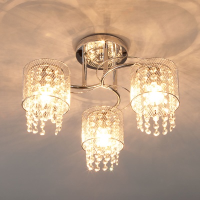 Потолочный светильник Eurosvet 30137/3 хром  фото, kupilegko.ru