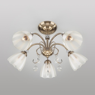 Потолочный светильник Eurosvet 30155/5 античная бронза  фото, kupilegko.ru