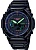 Японские наручные мужские часы Casio GA-2100RGB-1A. Коллекция G-Shock  фото, kupilegko.ru