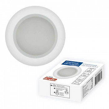 Встраиваемый светильник Fametto Arno DLS-A201 GU5.3 IP44 White  фото, kupilegko.ru