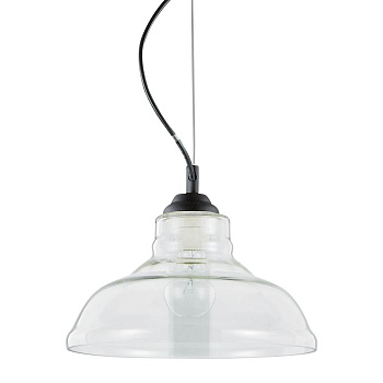 Подвесной светильник Ideal Lux Bistro SP1 Plate Trasparente 112336  фото, kupilegko.ru
