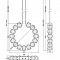 Подвесной светодиодный светильник Maytoni Amulet MOD555PL-L23CH5K