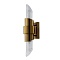 Бра, светильник настенный накладной Crystal Lux Justo AP2 Brass  фото, kupilegko.ru