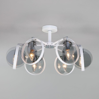 Потолочная люстра Eurosvet Gallo 70121/6 белый  фото, kupilegko.ru