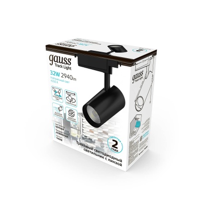 Трековый светодиодный светильник Gauss Track Light Led TR088  фото, kupilegko.ru