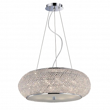 Подвесной светильник Ideal Lux Pasha SP10 Cromo 082196  фото, kupilegko.ru