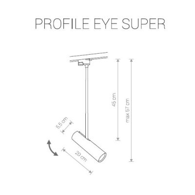 Трековый светильник Nowodvorski Profile Eye Super 9324  фото, kupilegko.ru