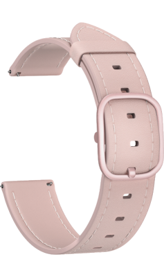 Ремешок  Lyambda Maia 20 мм, кожа, розовый  фото, kupilegko.ru