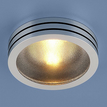 Встраиваемый светильник Elektrostandard 5153 MR16 CH/BK хром/черный 4690389014123  фото, kupilegko.ru