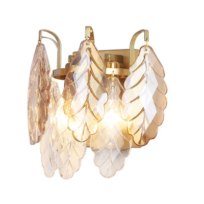 Бра, светильник настенный накладной Crystal Lux Trevi AP2 Brass  фото, kupilegko.ru
