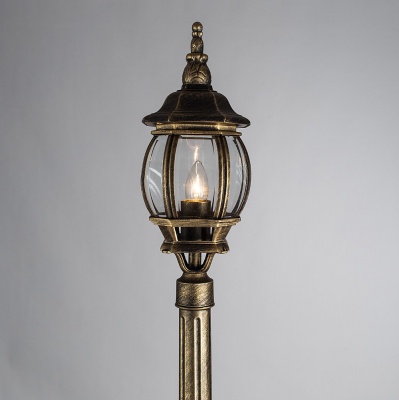 Столб фонарный уличный Arte Lamp Atlanta A1047PA-1BN  фото, kupilegko.ru