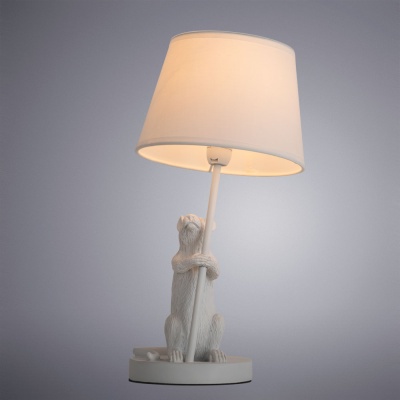 Настольная лампа Arte Lamp Gustav A4420LT-1WH  фото, kupilegko.ru