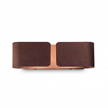 Настенный светильник Ideal Lux Clip AP2 Small Corten 187365  фото, kupilegko.ru