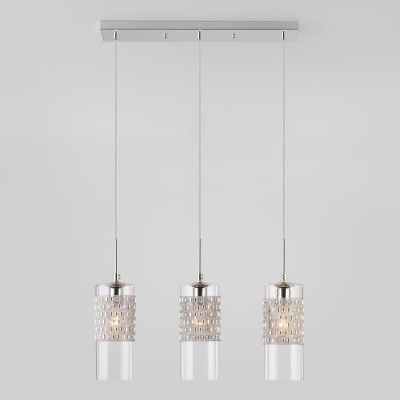 Подвесной светильник Eurosvet 50148/3 хром  фото, kupilegko.ru