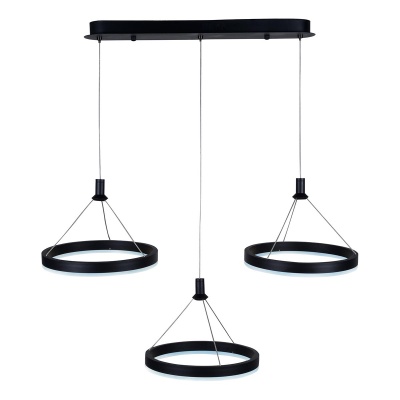 Подвесной светодиодный светильник iLedex Libra D075-3 BK  фото, kupilegko.ru