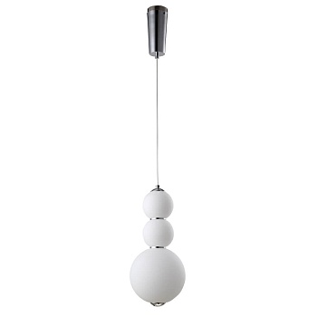Подвесной светодиодный светильник Crystal Lux Desi SP3 Chrome/White  фото, kupilegko.ru