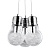 Подвесная люстра Ideal Lux Luce Max SP3 081762  фото, kupilegko.ru