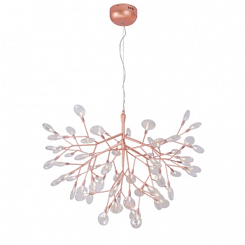 Подвесной светильник Crystal Lux Evita SP63 Copper/Transparent  фото, kupilegko.ru