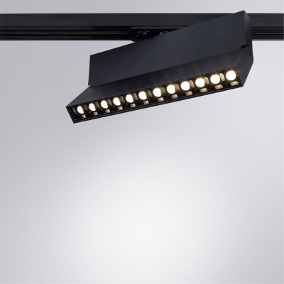 Трековый светодиодный светильник Arte Lamp Flash A4573PL-1BK  фото, kupilegko.ru