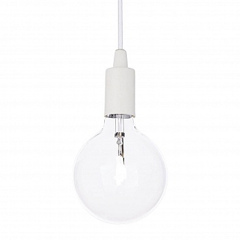 Подвесной светильник Ideal Lux Edison SP1 Bianco 113302  фото, kupilegko.ru
