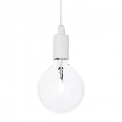 Подвесной светильник Ideal Lux Edison SP1 Bianco 113302  фото, kupilegko.ru