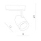 Трековые светильники Arte Lamp Soffitto A1720PL-1BK