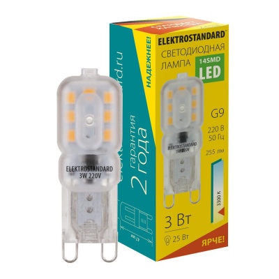 Светодиодная лампа Elektrostandard G9 G9 LED 3W 220V 3300K  фото, kupilegko.ru