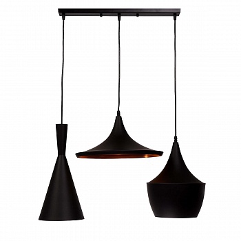 Подвесной светильник Lumina Deco Foggi LDP 7712-3 PR BK  фото, kupilegko.ru