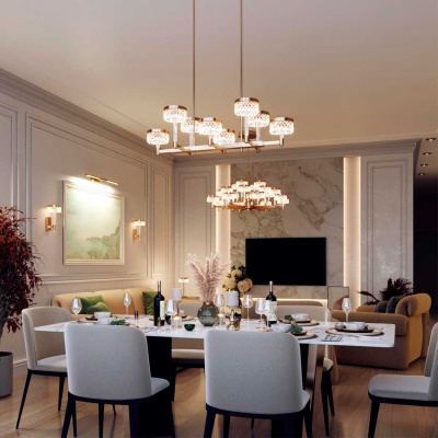 Подвесная люстра Odeon Light FIVRE 5032/48LA  фото, kupilegko.ru
