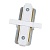 Коннектор прямой внутренний Volpe UBX-Q123 R11 White 1 Polybag UL-00007380  фото, kupilegko.ru