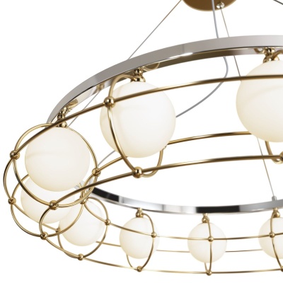 Подвесная люстра Maytoni Carcass MOD312PL-12GCH  фото, kupilegko.ru