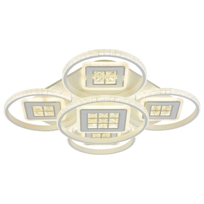 Потолочная светодиодная люстра Profit Light 8053/4+1 WHT  фото, kupilegko.ru