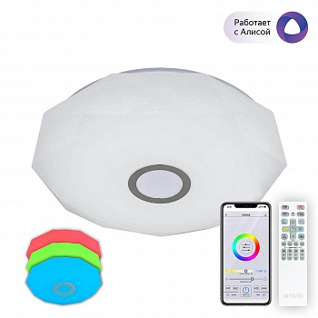 Потолочный светодиодный светильник Citilux Диамант Смарт CL713A60G  фото, kupilegko.ru