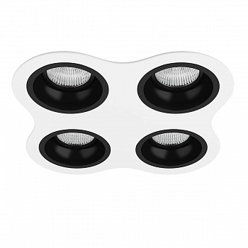 Встраиваемый светильник Lightstar Domino (214646+214607+214607+214607+214607) D64607070707 (встраиваемые)  фото, kupilegko.ru