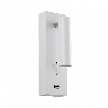 Настенный светильник Crystal Lux CLT 210W USB WH  фото, kupilegko.ru