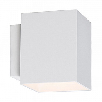 Настенный светильник Zumaline Sola wl square white 91062  фото, kupilegko.ru
