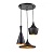 Подвесная люстра Lumina Deco Foggi LDP 7712-3 BK  фото, kupilegko.ru