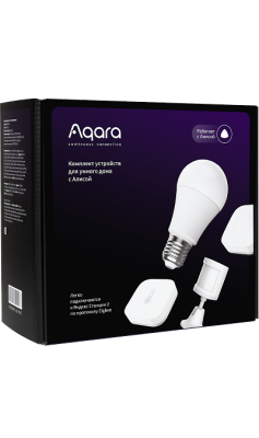 Комплект умного дома  Aqara с лампой SYK41  фото, kupilegko.ru