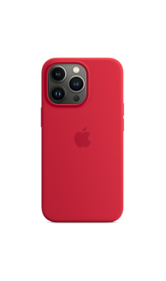 Чехол-крышка Apple MM2L3ZE/A MagSafe для iPhone 13 Pro, силикон, (PRODUCT)RED  фото, kupilegko.ru