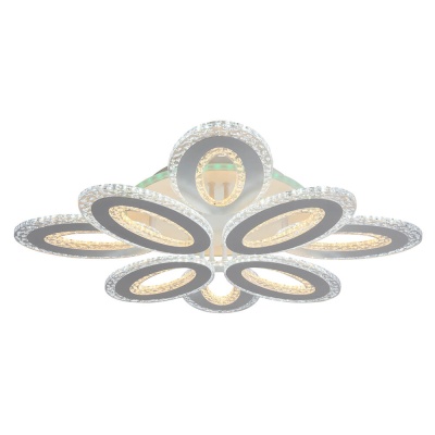 Потолочная светодиодная люстра Profit Light 8080/4+4 WHT  фото, kupilegko.ru